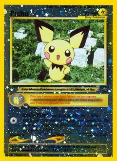 Wizards Black Star Promos Pichu Pokémon card
